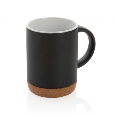 Logo trade promotional giveaways picture of: Ceramic mug with cork base 280ml