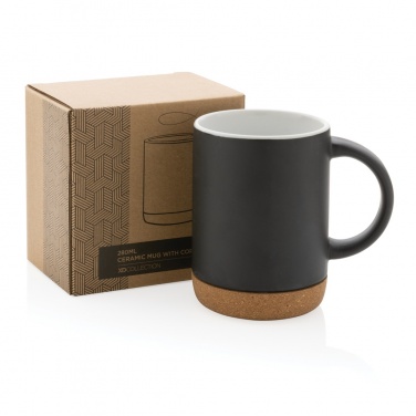 Logotrade business gifts photo of: Ceramic mug with cork base 280ml