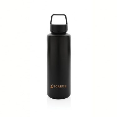 Logo trade promotional giveaways image of: RCS certified recycled PP water bottle with handle