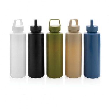 Logo trade promotional items picture of: RCS certified recycled PP water bottle with handle