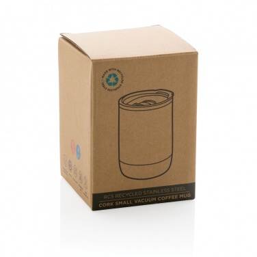 Logotrade advertising product image of: RCS Re-steel cork small vacuum coffee mug