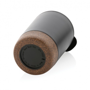 Logo trade promotional merchandise picture of: GRS RPP stainless steel cork coffee tumbler