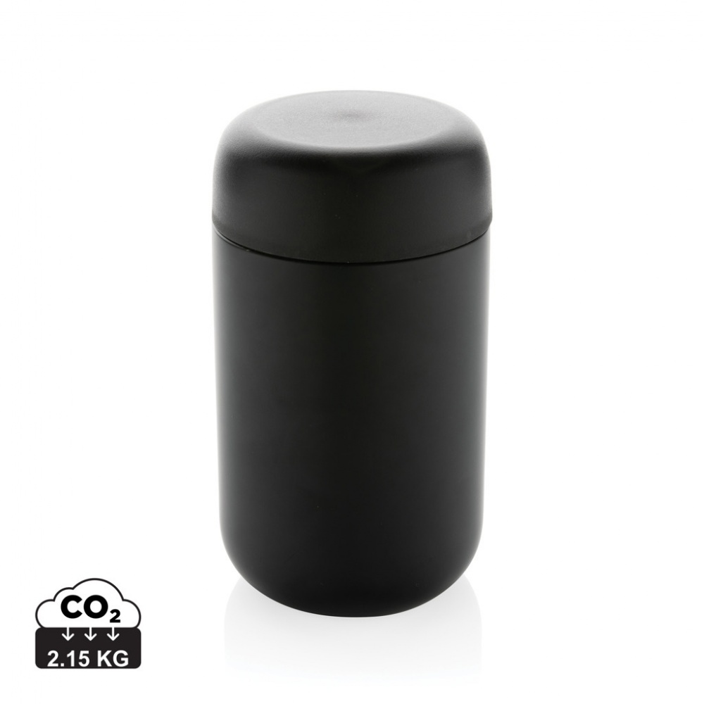Logo trade promotional giveaways image of: Brew RCS certified recycled stainless steel vacuum tumbler