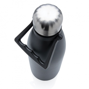 Logo trade promotional merchandise picture of: RCS Recycled stainless steel large vacuum bottle 1.5L