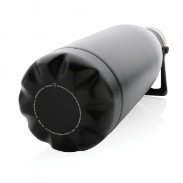 Logo trade promotional products picture of: RCS Recycled stainless steel large vacuum bottle 1.5L