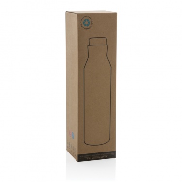 Logotrade promotional item image of: Gaia RCS certified recycled stainless steel vacuum bottle