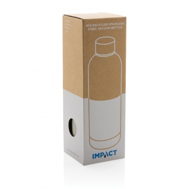Logotrade promotional gifts photo of: RCS Recycled stainless steel Impact vacuum bottle