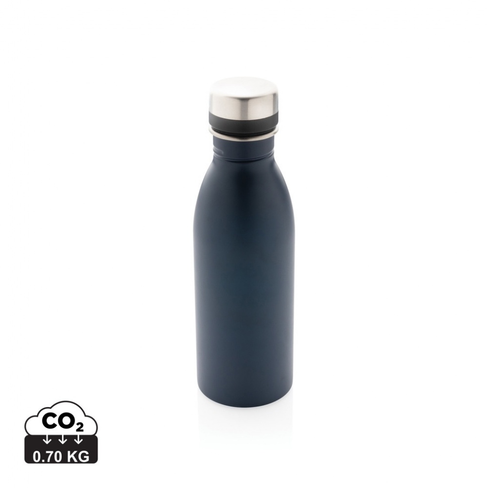 Logo trade promotional merchandise photo of: RCS Recycled stainless steel deluxe water bottle