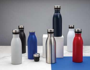 Logo trade advertising product photo of: RCS Recycled stainless steel deluxe water bottle