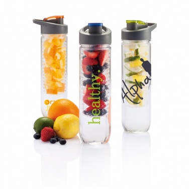 Logo trade promotional products image of: Water bottle with infuser