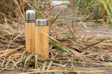 Logotrade corporate gift image of: Leak proof bamboo vacuum bottle