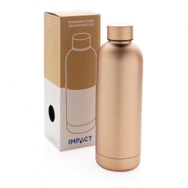 Logo trade promotional giveaways picture of: Impact stainless steel double wall vacuum bottle