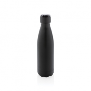 Logo trade promotional products picture of: Solid colour vacuum stainless steel bottle 500 ml