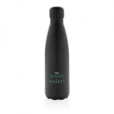Logotrade corporate gift picture of: Solid colour vacuum stainless steel bottle 500 ml