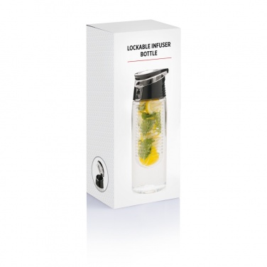 Logo trade promotional giveaway photo of: Lockable infuser bottle