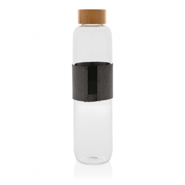 Logo trade promotional items picture of: Impact borosilicate glass bottle with bamboo lid