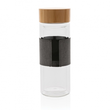Logotrade corporate gift picture of: Impact double wall borosilicate glass bottle