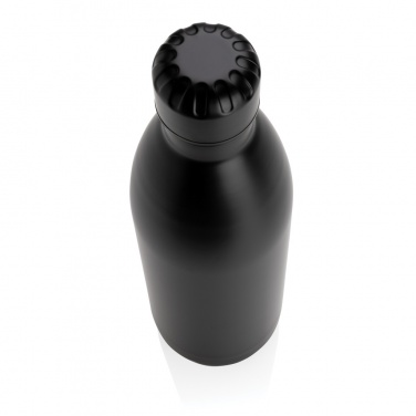 Logo trade promotional item photo of: Solid colour vacuum stainless steel bottle 1L