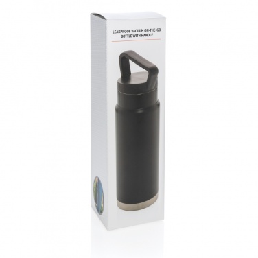 Logotrade promotional gift image of: Leakproof vacuum on-the-go bottle with handle