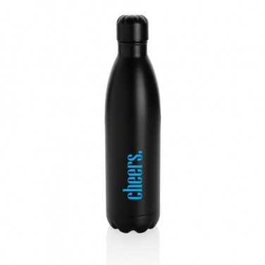 Logo trade promotional merchandise photo of: Solid colour vacuum stainless steel bottle 750ml