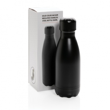 Logotrade promotional item picture of: Solid colour vacuum stainless steel bottle 260ml