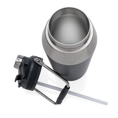 Logotrade business gift image of: Vacuum stainless steel dual function lid bottle 1L