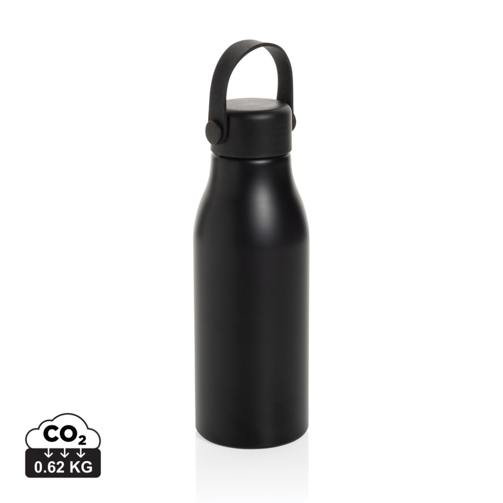 Logo trade advertising products picture of: Pluto RCS Certified recycled aluminium bottle 680ml