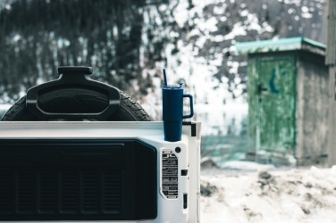 Logotrade promotional gift image of: Tana RCS plastic tumbler with handle 900ml