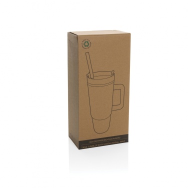 Logo trade promotional merchandise picture of: Tana RCS plastic tumbler with handle 900ml
