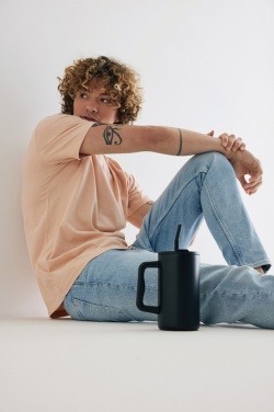 Logotrade advertising product image of: Cube RCS certified recycled steel mug 800ml