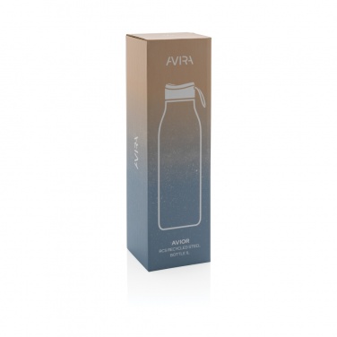 Logotrade promotional merchandise image of: Avira Avior RCS Re-steel bottle 1L