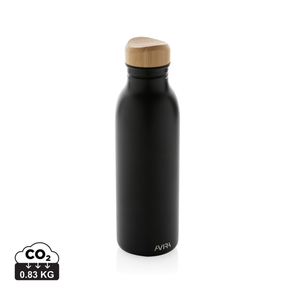 Logotrade promotional merchandise photo of: Avira Alcor RCS Re-steel single wall water bottle 600 ML