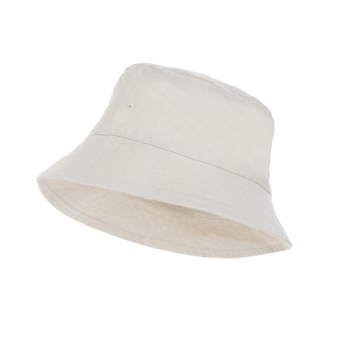 Logo trade corporate gifts image of: Impact Aware™ 285 gsm rcanvas one size bucket hat undyed