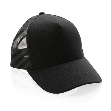 Logo trade promotional product photo of: Impact AWARE™ Brushed rcotton 5 panel trucker cap 190gr