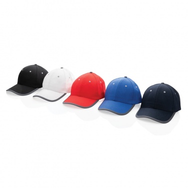 Logo trade promotional products picture of: Impact AWARE™ Brushed rcotton 6 panel contrast cap 280gr