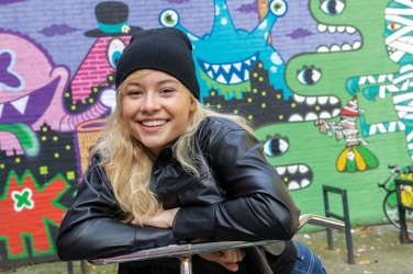 Logo trade corporate gift photo of: Impact AWARE™ classic beanie with Polylana®