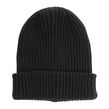 Logo trade promotional products image of: Impact AWARE™  Polylana® double knitted beanie