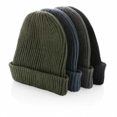 Logotrade promotional item picture of: Impact AWARE™  Polylana® double knitted beanie