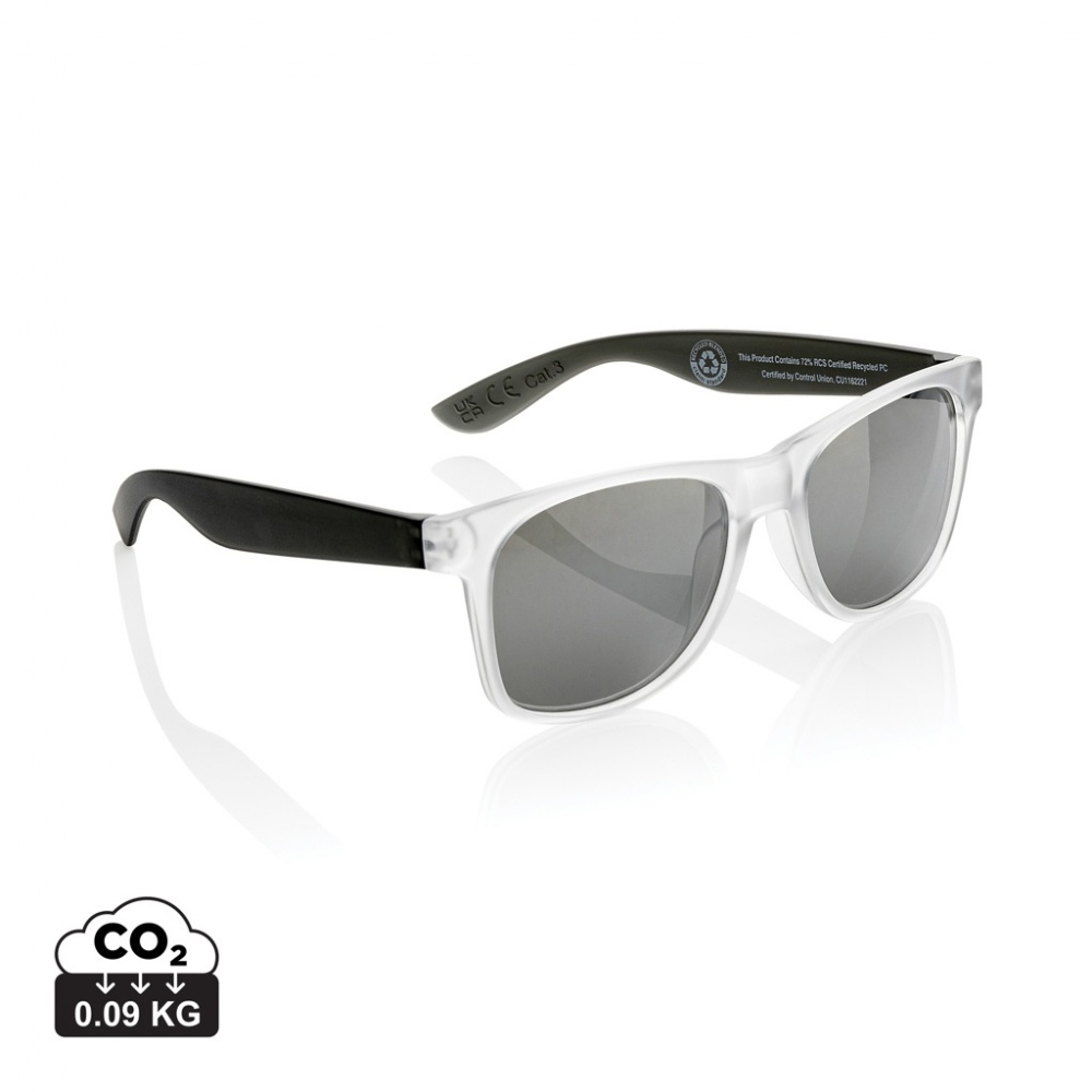 Logotrade advertising product image of: Gleam RCS recycled PC mirror lens sunglasses