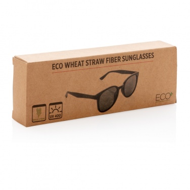 Logo trade corporate gifts image of: Wheat straw fibre sunglasses