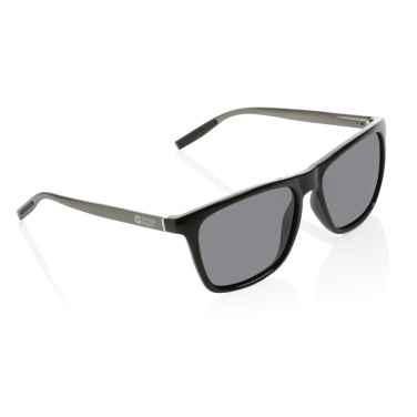 Logo trade corporate gifts image of: Swiss Peak RCS rplastic polarised sunglasses