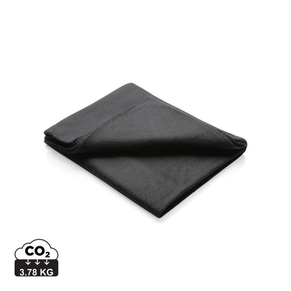 Logo trade promotional gift photo of: Fleece blanket in pouch