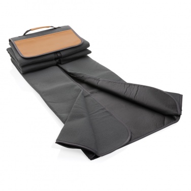Logotrade promotional giveaway image of: Impact AWARE™ RPET picnic blanket with PU cover