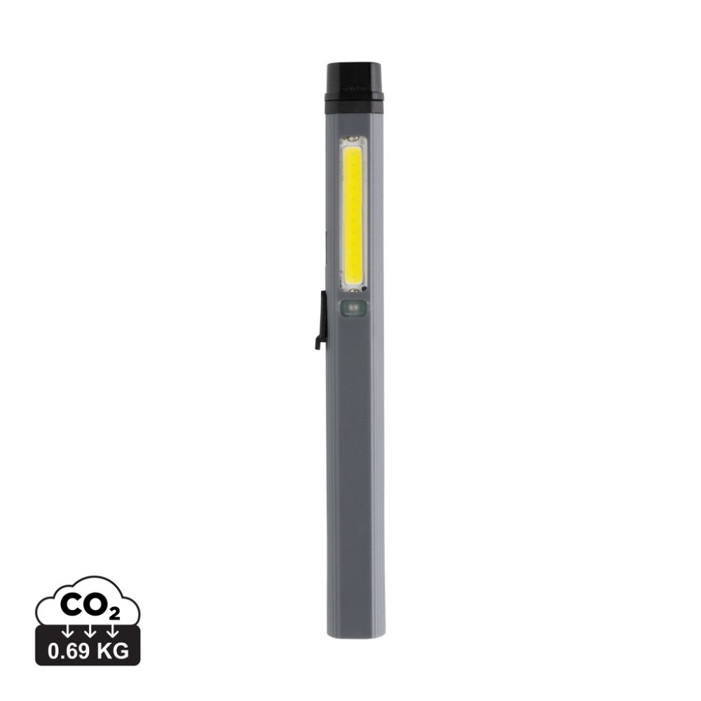 Logo trade corporate gifts picture of: Gear X RCS recycled plastic USB rechargeable pen light