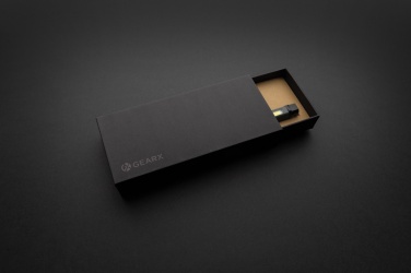 Logo trade promotional items image of: Gear X RCS recycled plastic USB rechargeable pen light