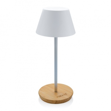 Logo trade business gift photo of: Pure Glow RCS usb-rechargeable recycled plastic table lamp