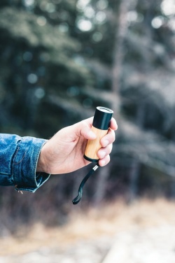 Logotrade promotional item picture of: Bamboo and RCS certfied recycled plastic torch