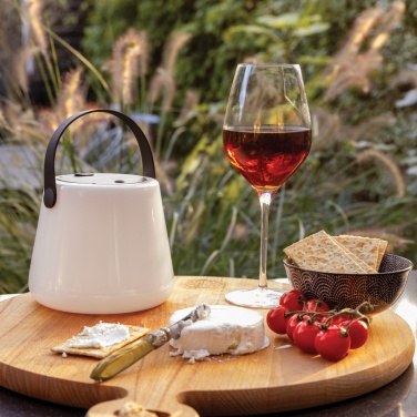 Logo trade promotional product photo of: SolarGlow RCS recycled ABS USB-rechargeable outdoor light