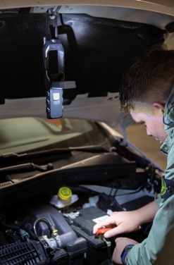 Logo trade corporate gifts image of: Heavy duty work light with COB