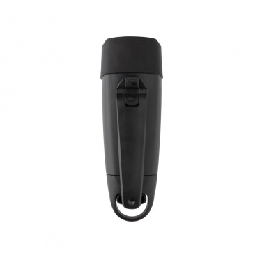 Logo trade promotional merchandise picture of: Lightwave RCS rplastic USB-rechargeable torch with crank